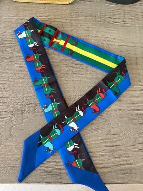 Silk twilly scarf